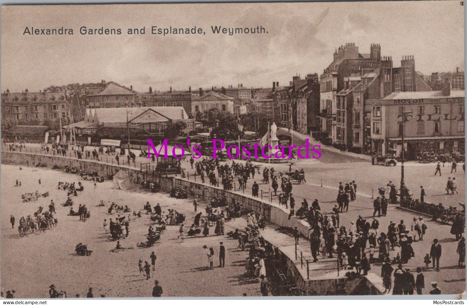 Dorset Postcard - Alexandra Gardens And Esplanade, Weymouth   DZ211 - Weymouth