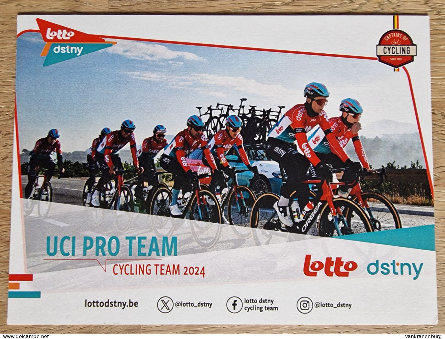 Card Team Lotto Dstny - 2024 - Belgium - Cycling - Cyclisme - Ciclismo - Wielrennen - Radsport