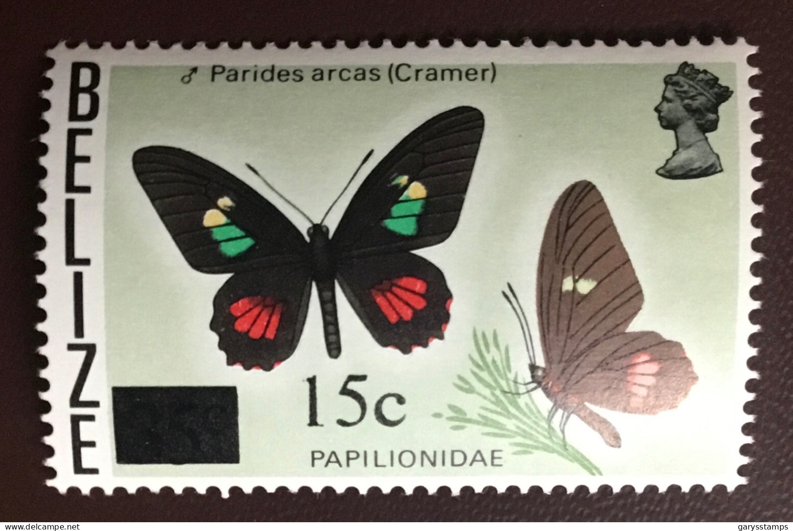 Belize 1979 Butterflies Surcharge MNH - Vlinders