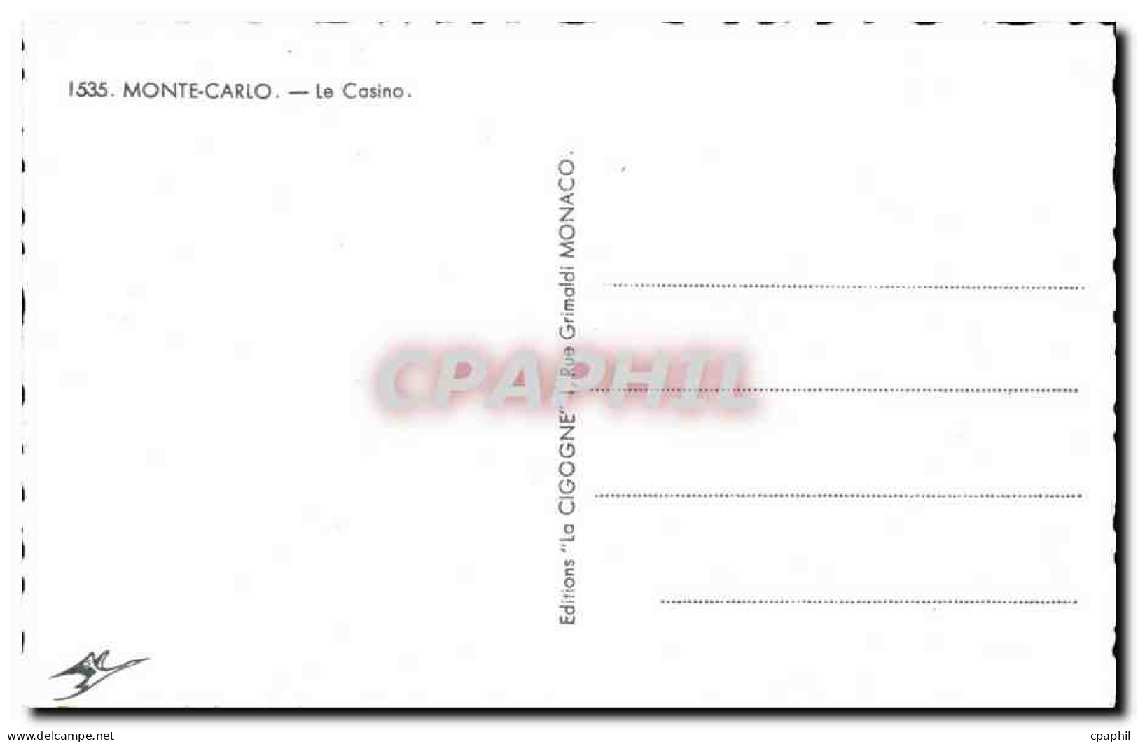 CPSM Monte Carlo Le Casino - Andere & Zonder Classificatie