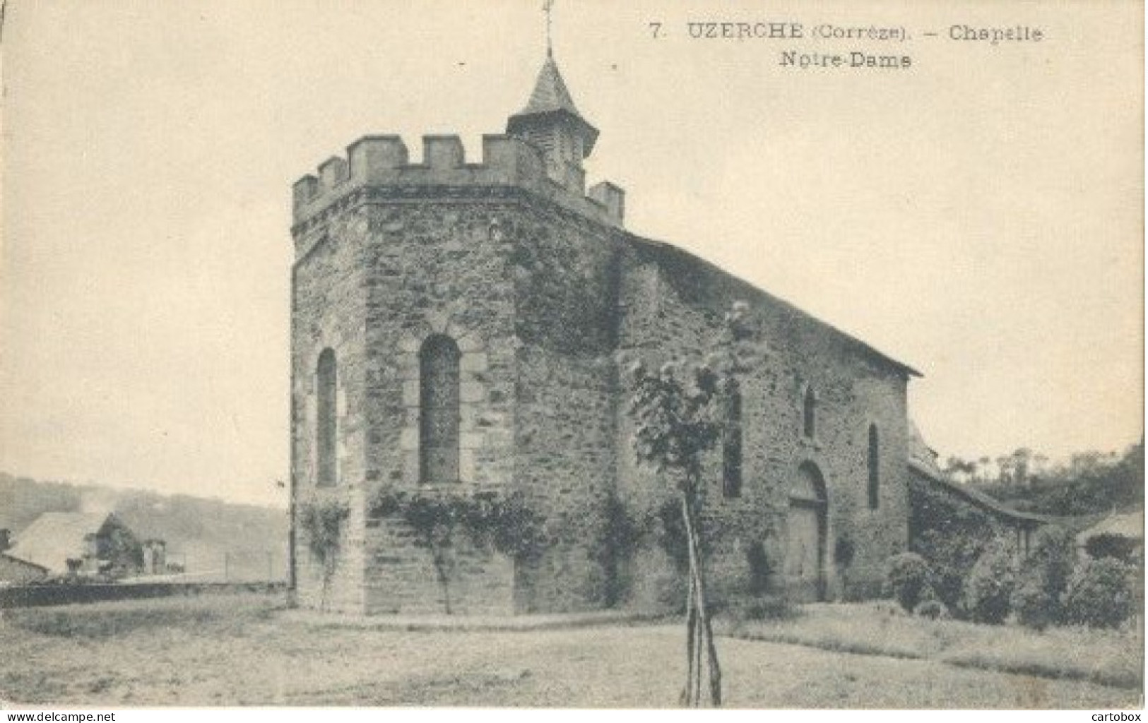 Uzerche (2x) , Vue Panoramique  / Chapelle Notre Dame (2 X Scan) ( [19] Corrèze ) - Uzerche