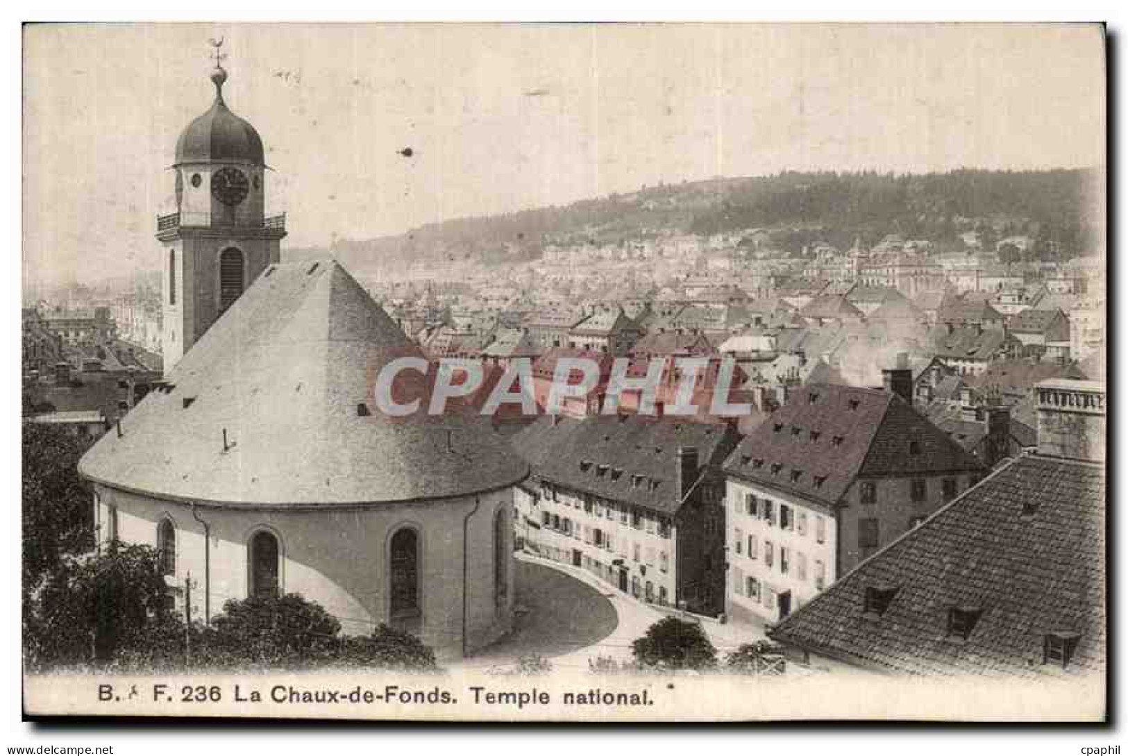CPA La Chaux De Fonds Temple National  - Sonstige & Ohne Zuordnung