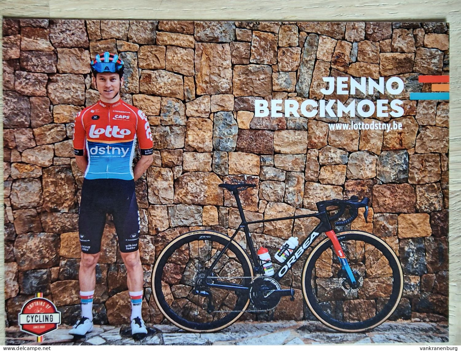 Card Jenno Berckmoes - Team Lotto Dstny - 2024 - Belgium - Cycling - Cyclisme - Ciclismo - Wielrennen - Wielrennen