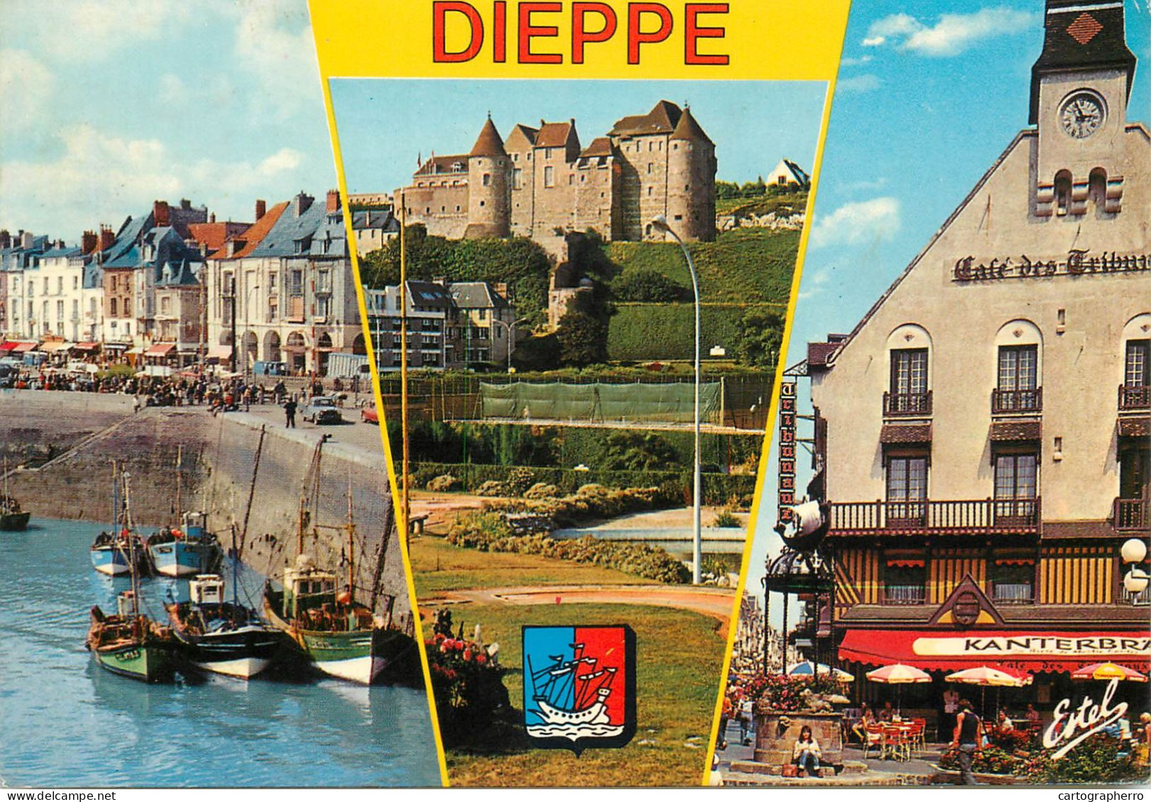 Navigation Sailing Vessels & Boats Themed Postcard Dieppe Fishing Vessel - Velieri