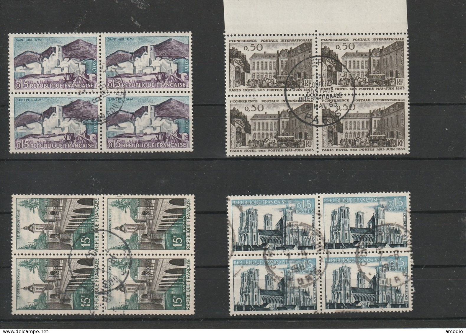 France B4 YT 1105, 1235, 1270, 1311, 1370, 1378, 1387,1565 Oblit - Usados