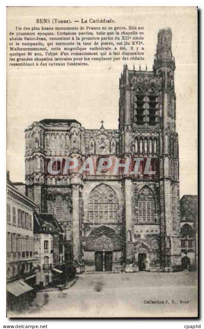 CPA Sens Yonne La Cathedralrale - Sens
