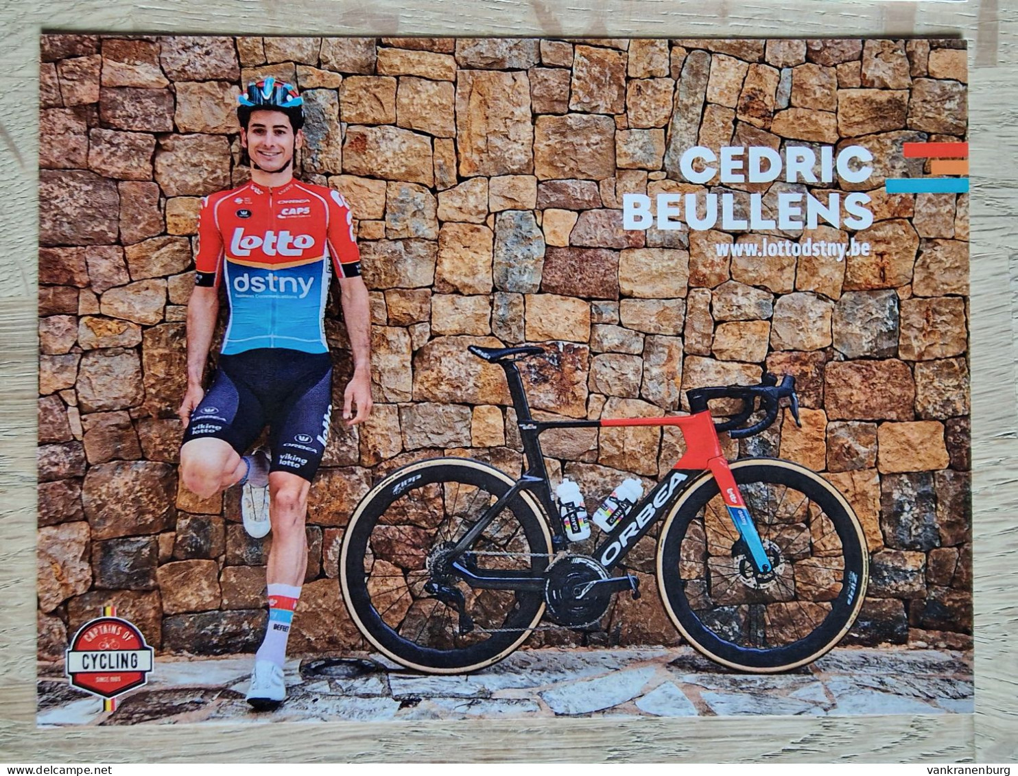 Card Cedric Beullens - Team Lotto Dstny - 2024 - Belgium - Cycling - Cyclisme - Ciclismo - Wielrennen - Wielrennen