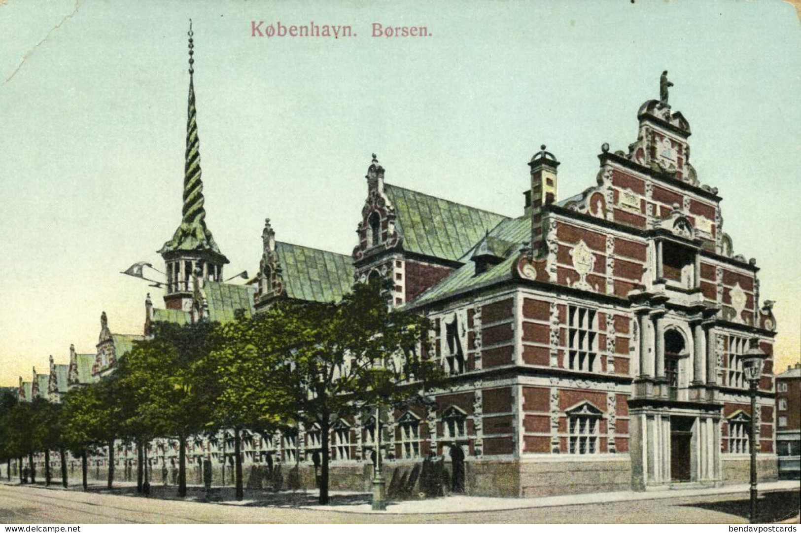 Denmark, COPENHAGEN KØBENHAVN, Børsen, Stock Exchange (1910s) Postcard - Denemarken