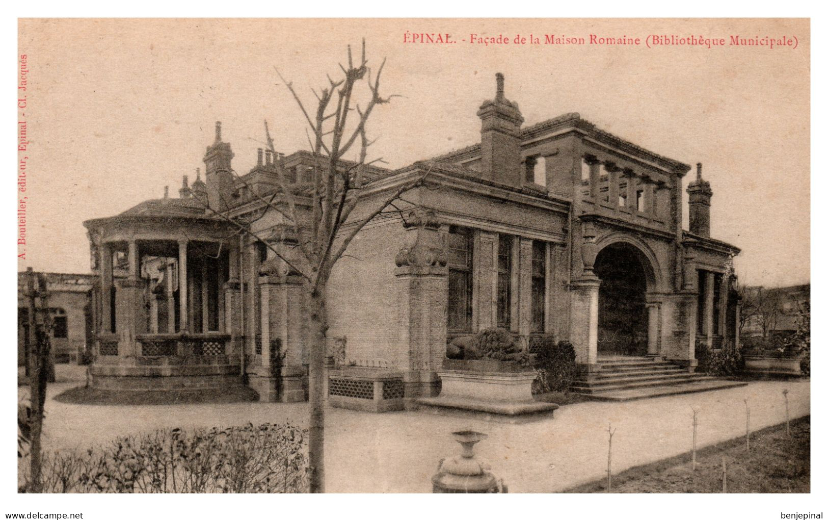 Epinal -  Façade De La Maison Romaine (Bibliothèque Municipale) - Epinal