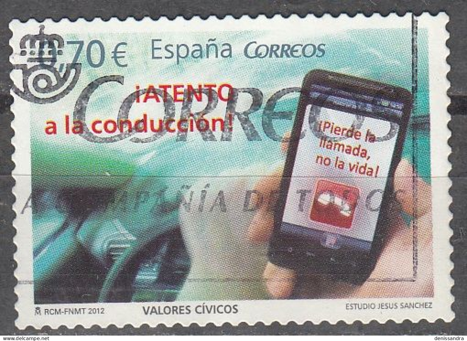 España 2012 GSM Au Volant O - Oblitérés