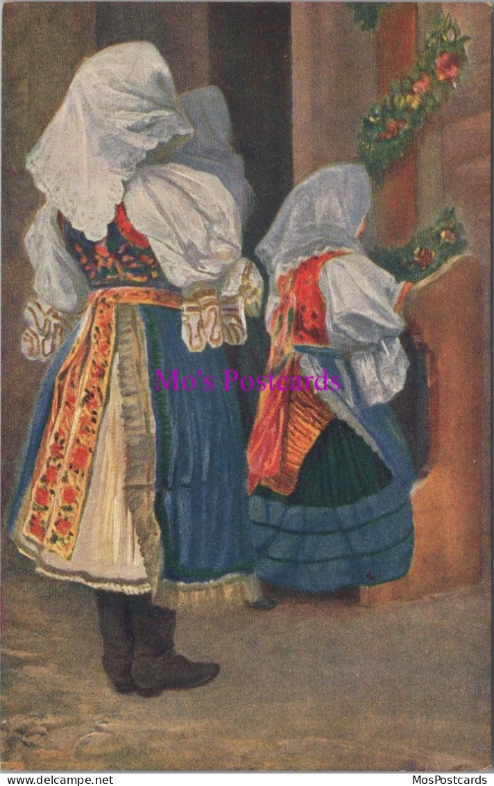 Slovakia Postcard - National Types Of Costume   DZ213 - Moda