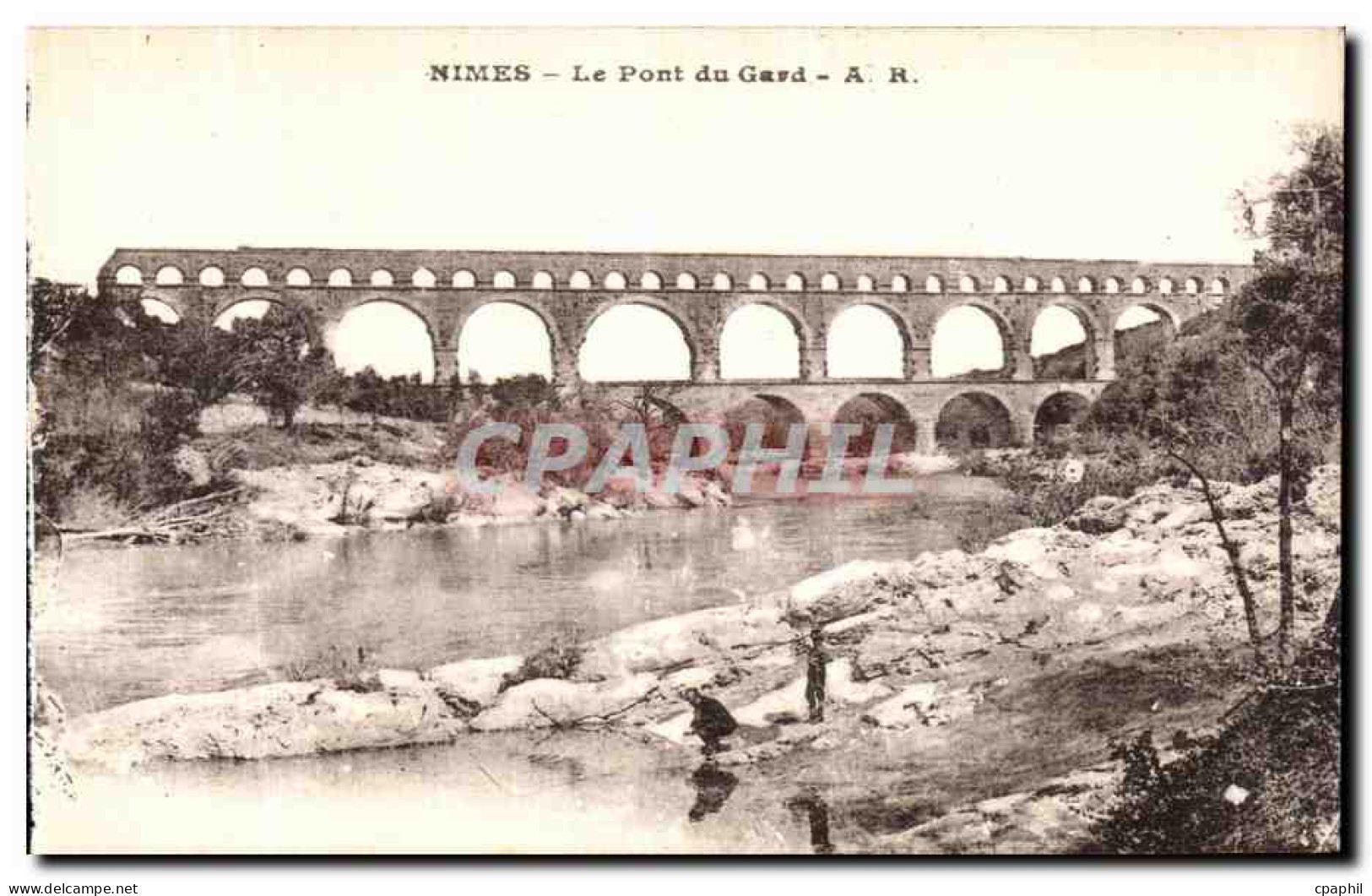 CPA Nimes Le Pont Du Gard - Nîmes