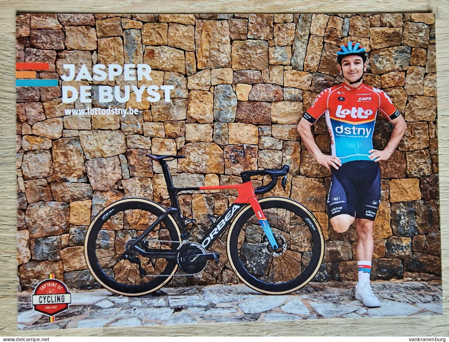 Card Jasper De Buyst - Team Lotto Dstny - 2024 - Belgium - Cycling - Cyclisme - Ciclismo - Wielrennen - Radsport