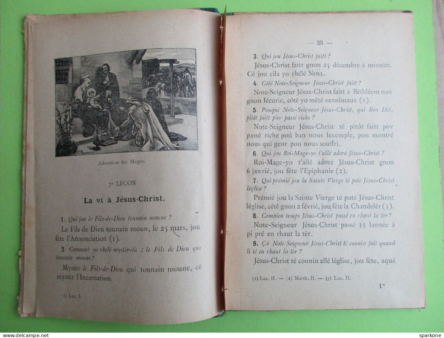 Catéchisme Créole (Monseigneur François-Martin Kersuzan) éditions Lafolye - Culture