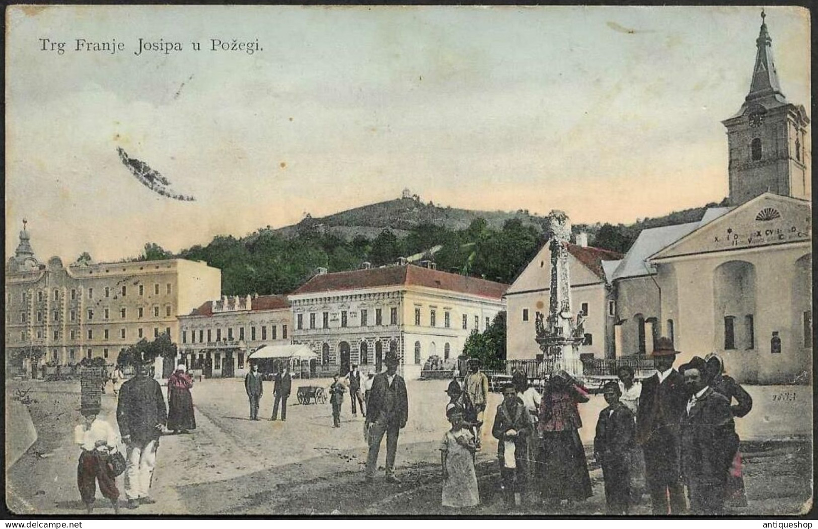 Croatia-----Pozega-----old Postcard - Croatie