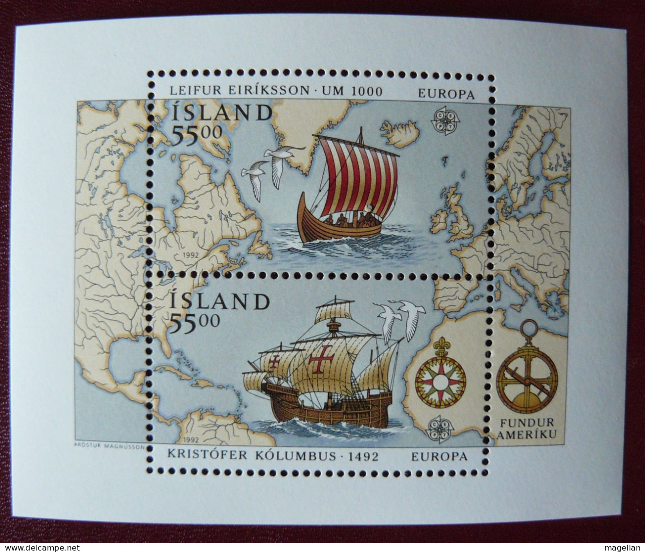 Islande Yv. BF13 Neuf ** (MNH) - 1992 - Bateaux - Voiliers - Bateaux