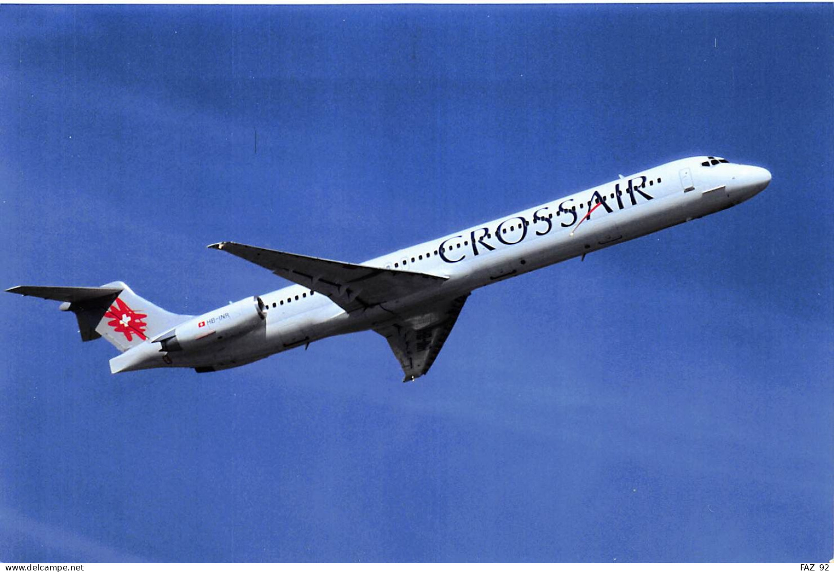 Boeing (McDonnell Douglas) MD-82/83 - Crossair - +/- 180 X 130 Mm. - Photo Presse Originale - Luftfahrt