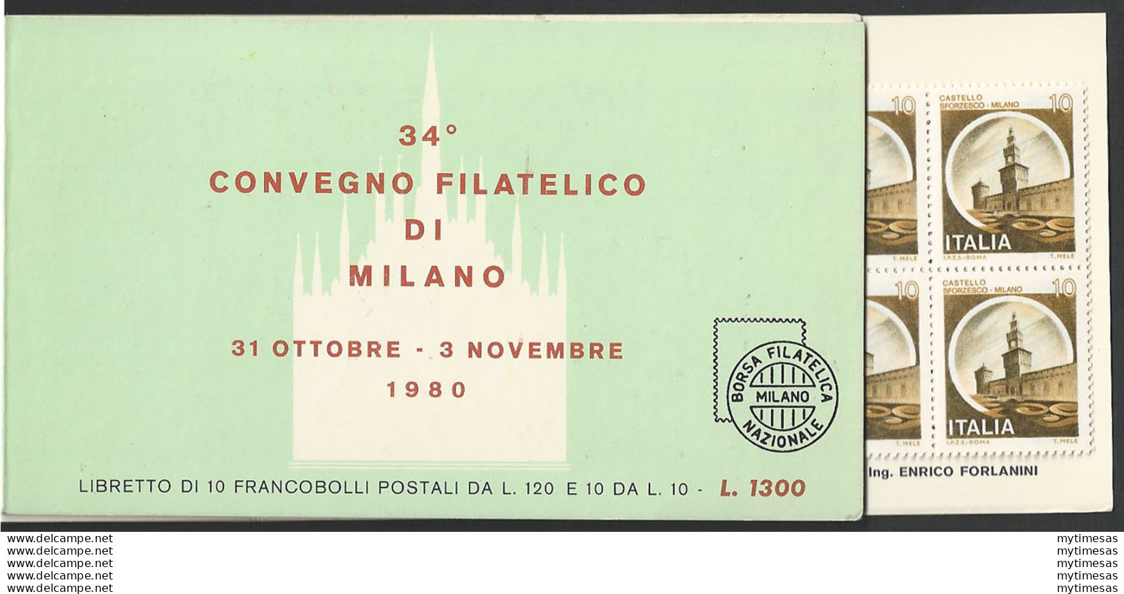 1980 Italia Libretto Forlanini Unificato N. LR1 - 1971-80: Nieuw/plakker