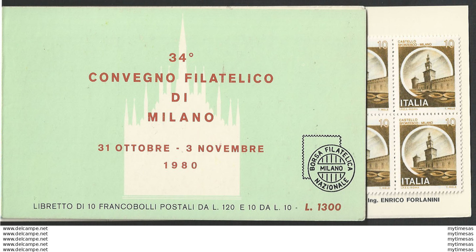 1980 Italia Libretto Forlanini Unificato N. LR1 - 1971-80: Mint/hinged