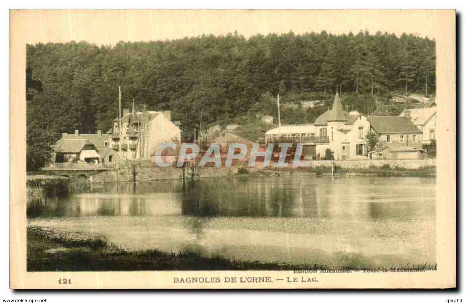 CPA Bagnoles De L Orne Le Lac - Bagnoles De L'Orne