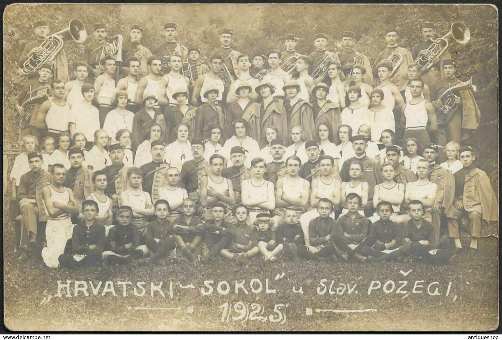 Croatia-----Pozega (Hrvatski Sokol)-----old Postcard - Croatia