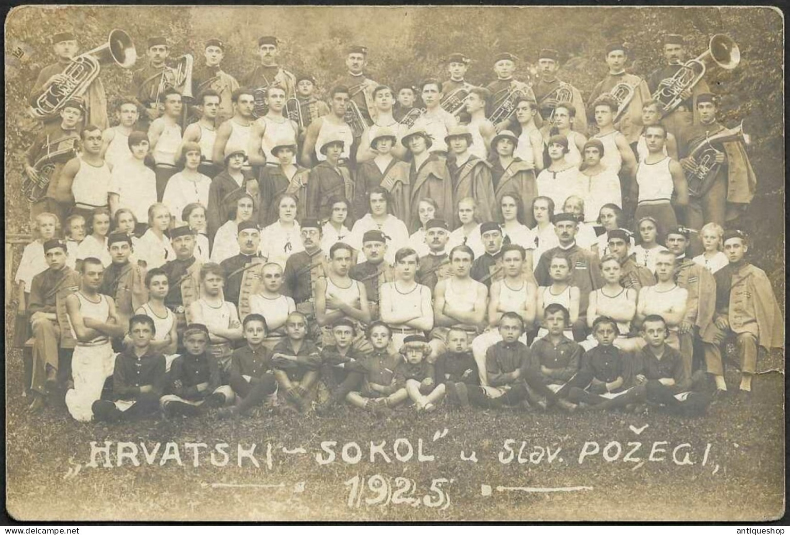 Croatia-----Pozega (Hrvatski Sokol)-----old Postcard - Kroatië