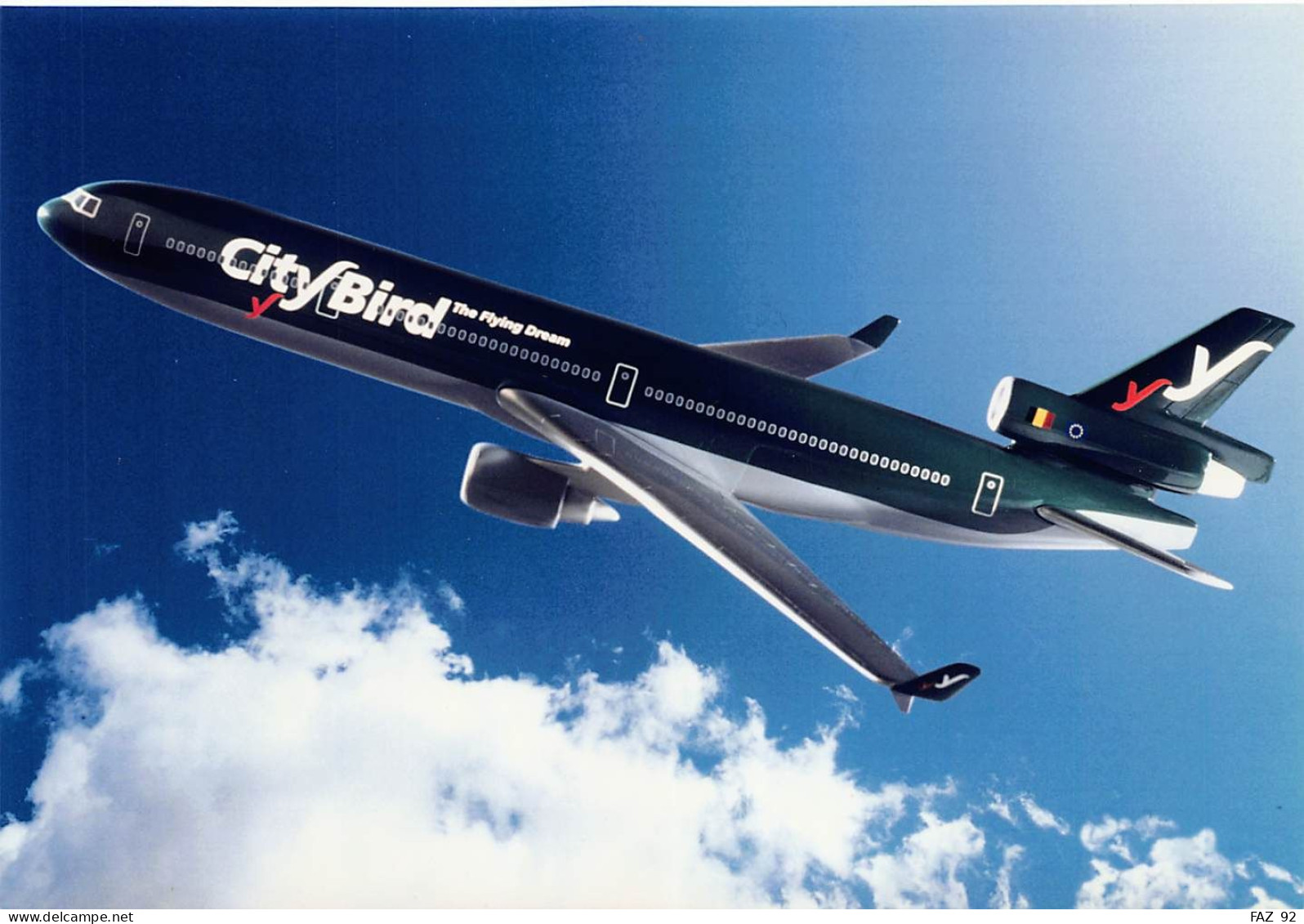 MD11 - CityBird - +/- 180 X 130 Mm. - Photo Presse Originale - Aviation