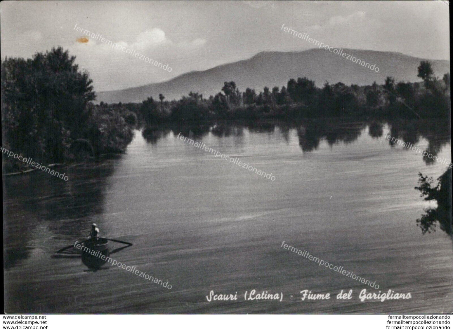 Aq515 Cartolina Scauri Fiume Del Garigliano Provincia Di Latina - Latina