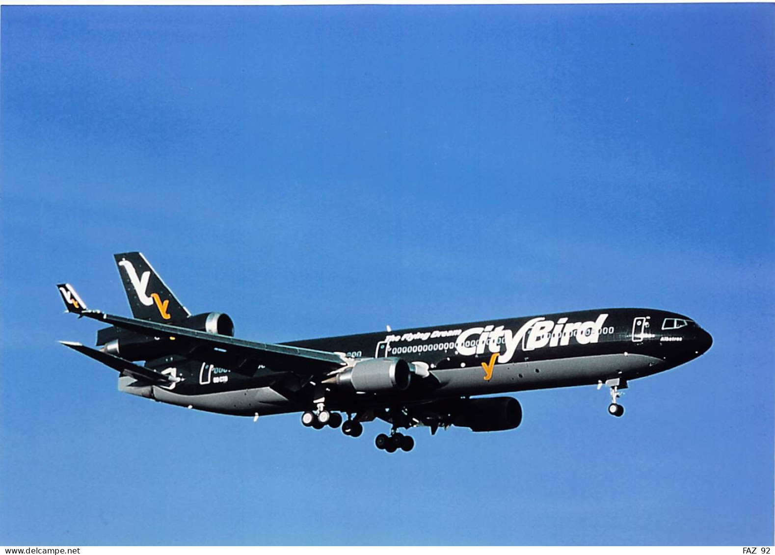 MD11 - CityBird - +/- 180 X 130 Mm. - Photo Presse Originale - Aviation