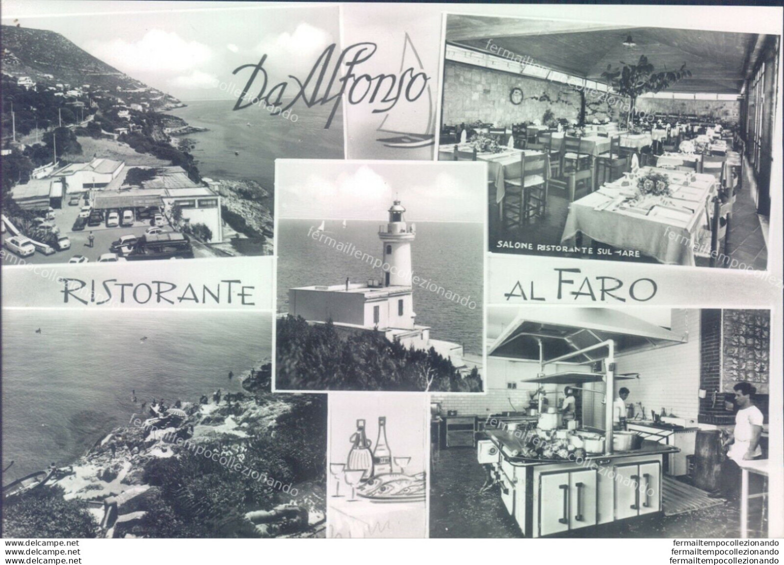 O619 Cartolina S.felice Al Circeo Ristorante Al Faro Provincia Di Latina - Latina