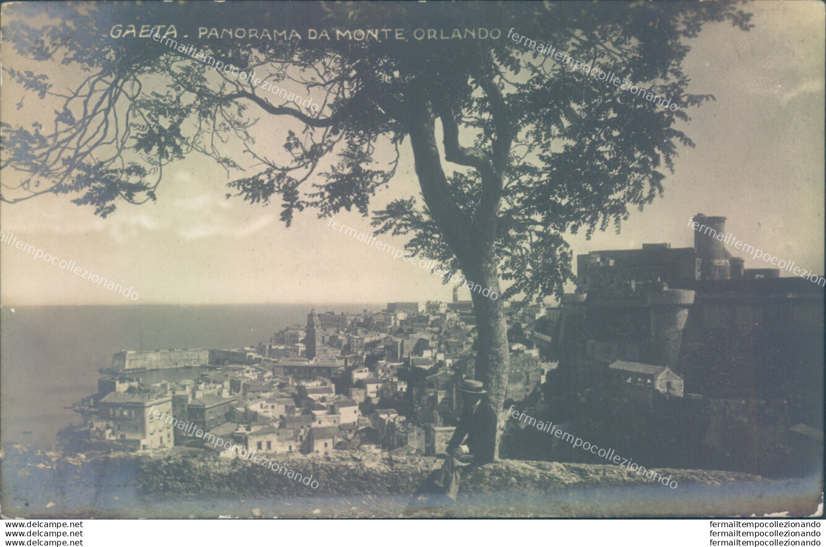 Ad103 Cartolina Gaeta Panorama Da Monte Orlando Provincia Di Latina - Latina