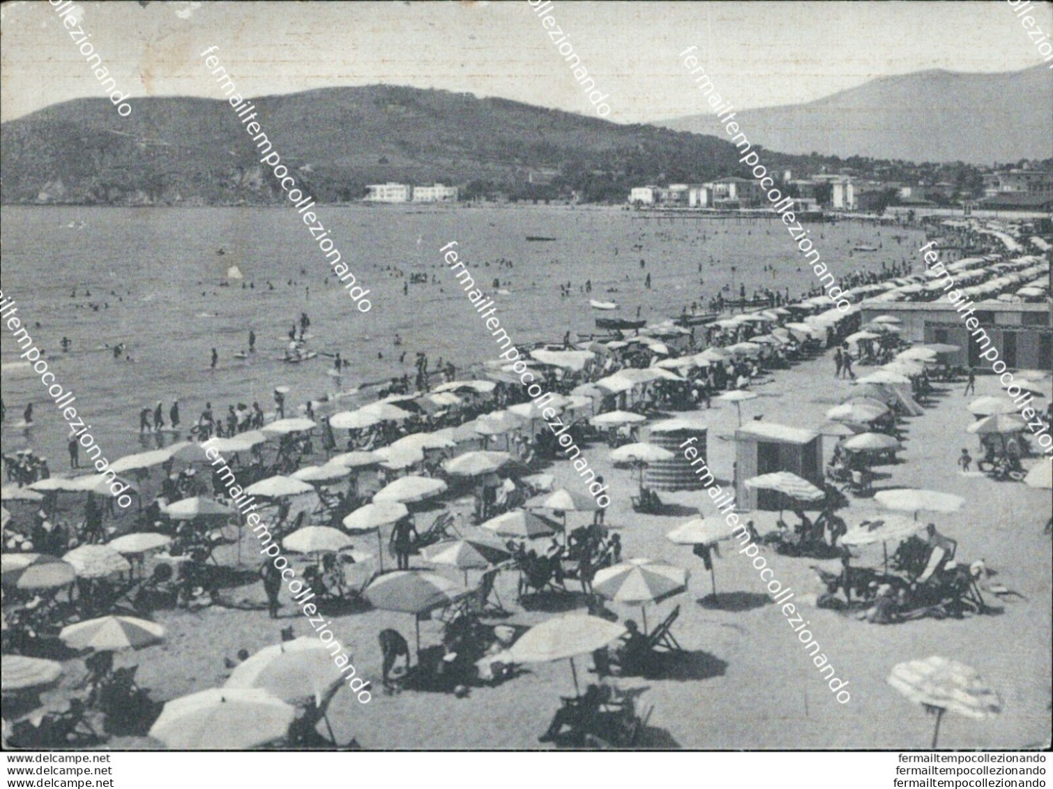 T752 Cartolina Scauri Spiaggia Provincia Di Latina - Latina