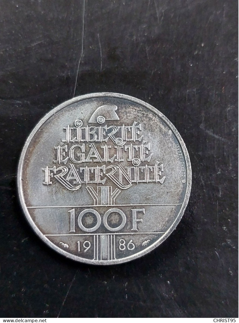PIECE EN ARGENT.100 FRANCS LIBERTE.1986 - 100 Francs