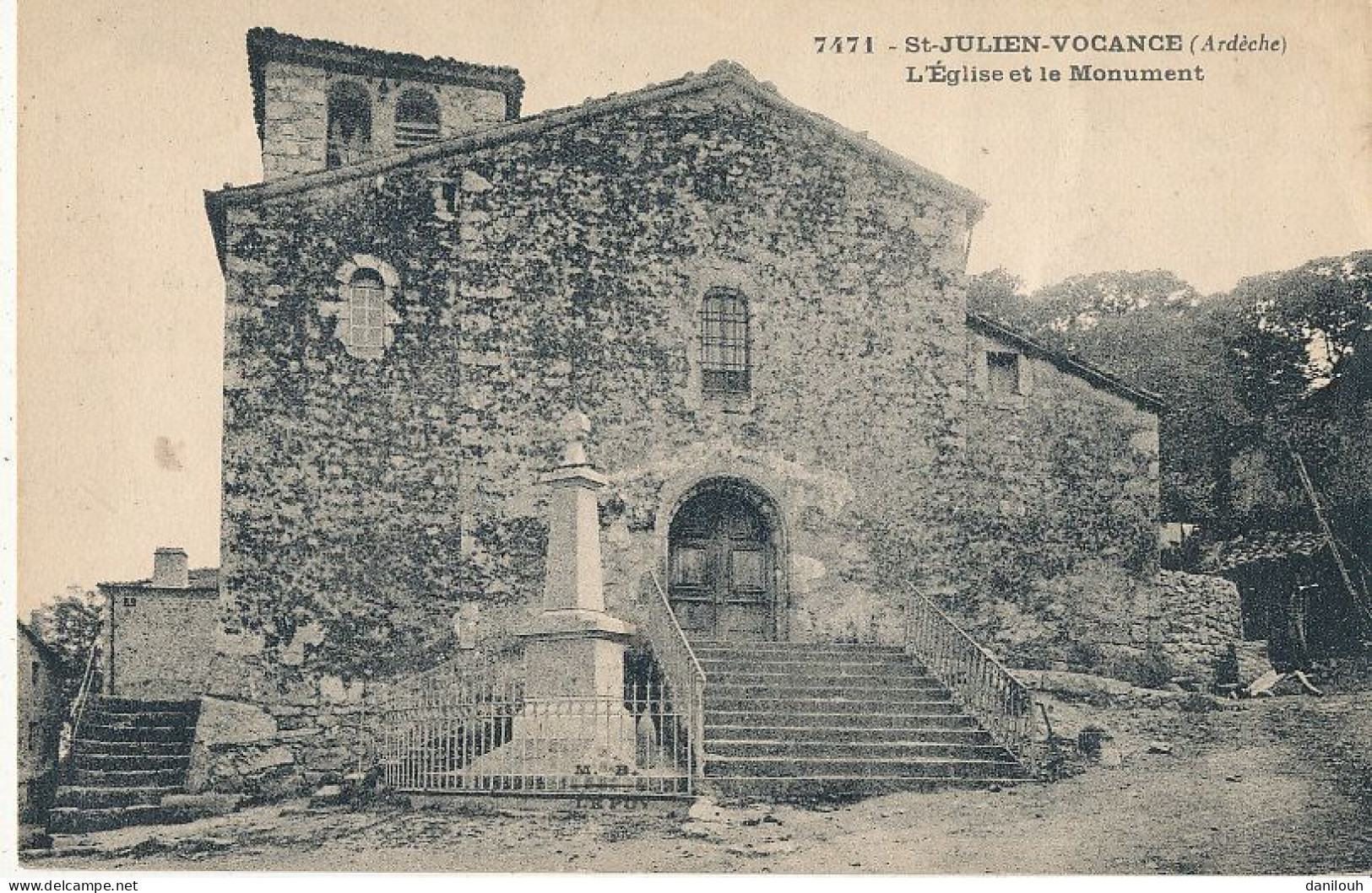 07 // SAINT JULIEN VOCANCE   Eglise Et Monument  7471  ** - Sonstige & Ohne Zuordnung