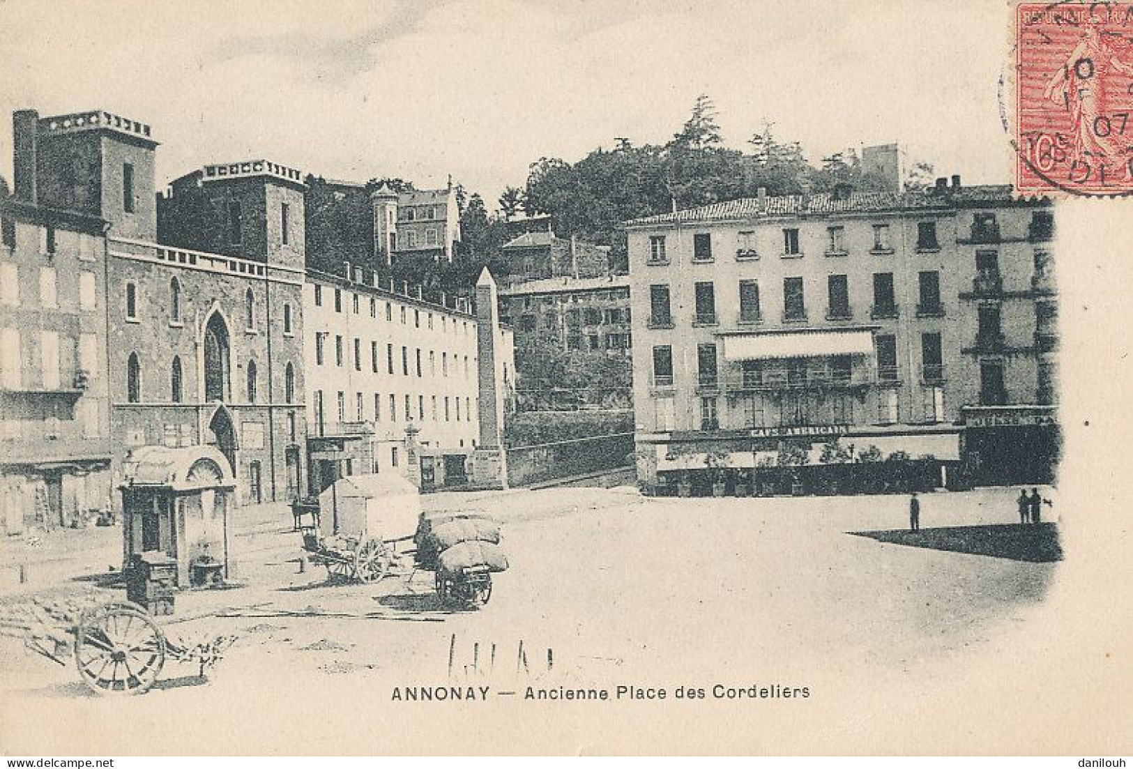 07 // ANNONAY   Ancienne Place Des Cordeliers - Annonay