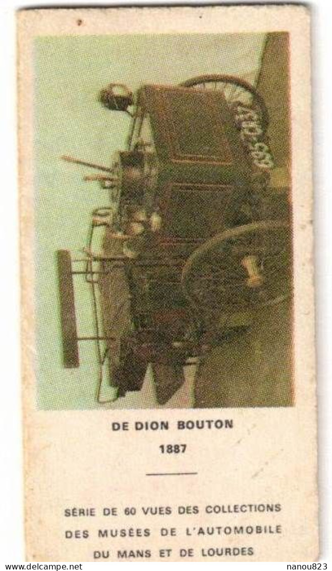 TICKET PUBLICITE DE PESAGE APPAREILS AUTOMATIQUES MUSEE AUTOMOBILE LE MANS LOURDES TRANSPORTS VOITURE DE DION BOUTON - Automobili