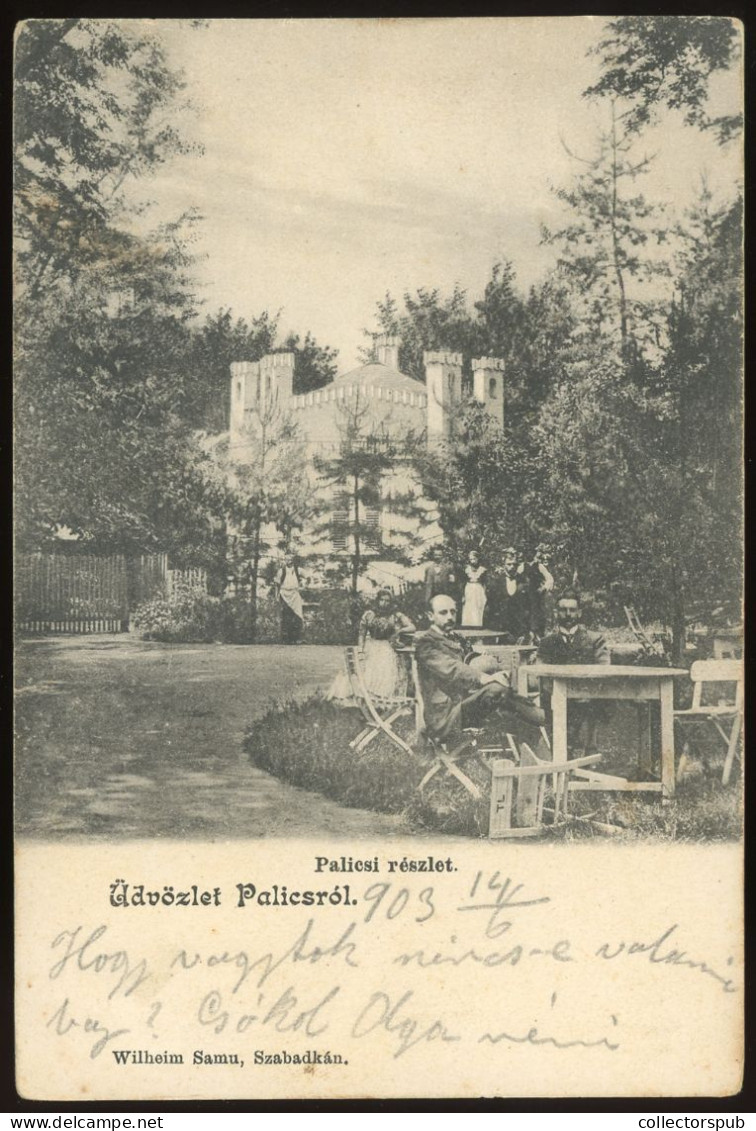 PALICS 1903. Vintage Postcard - Hongrie