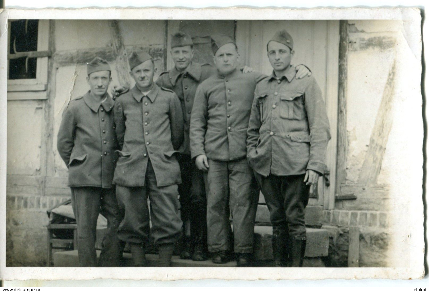 Photo/ Carte Postale Adressée  Par J. M., Prisonnier De Guerre Au Stalag IX B, à  K.A. Audierne  (Bretagne) - Oorlog, Militair