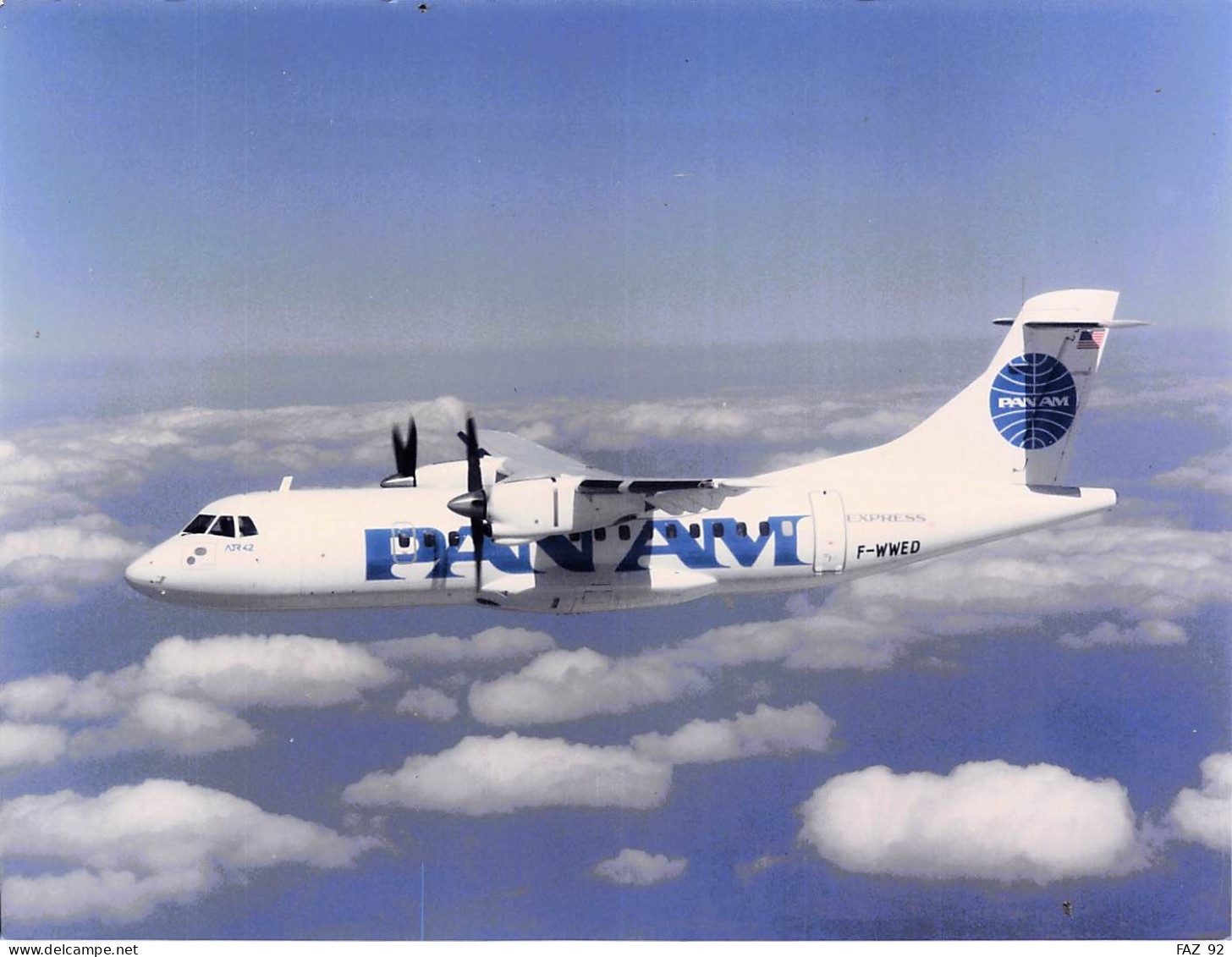 ATR 42 - Pan Am Express - +/- 180 X 130 Mm. - Photo Presse Originale - Aviation