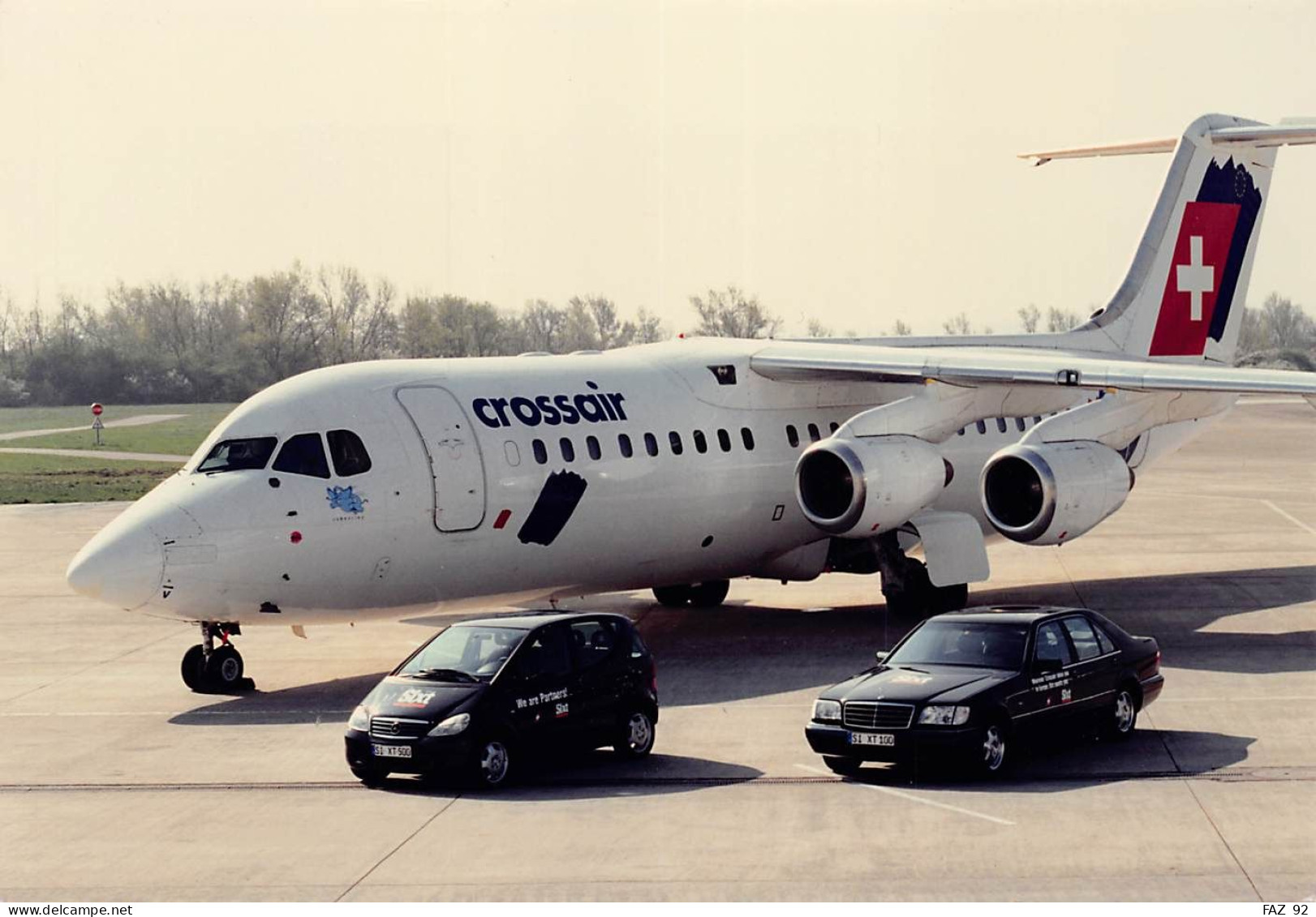 Crossair - +/- 180 X 130 Mm. - Photo Presse Originale - Aviación