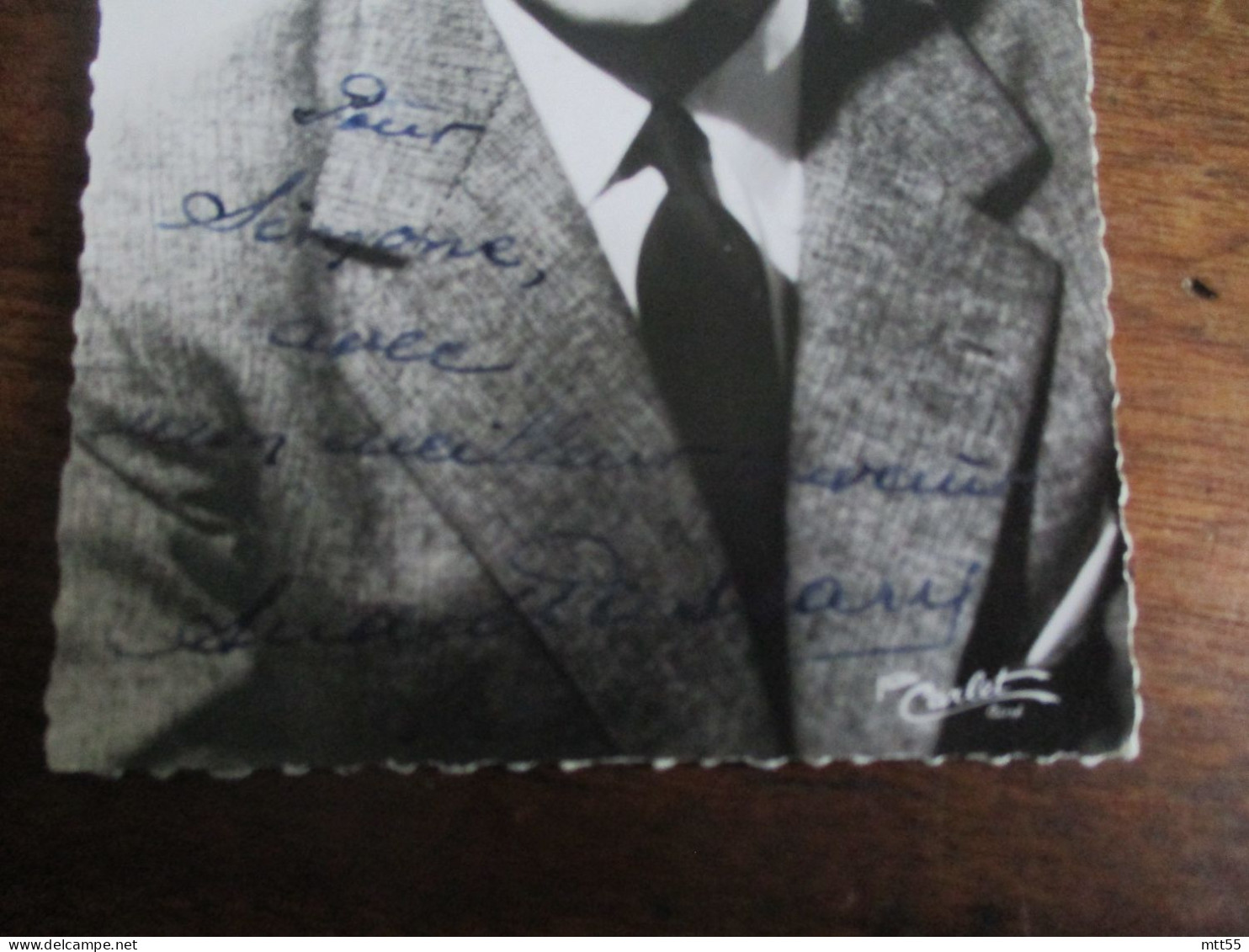 ANDRE DASSARY AUTOGRAPHE MANUSCRIT SUR PHOTO - Sonstige & Ohne Zuordnung