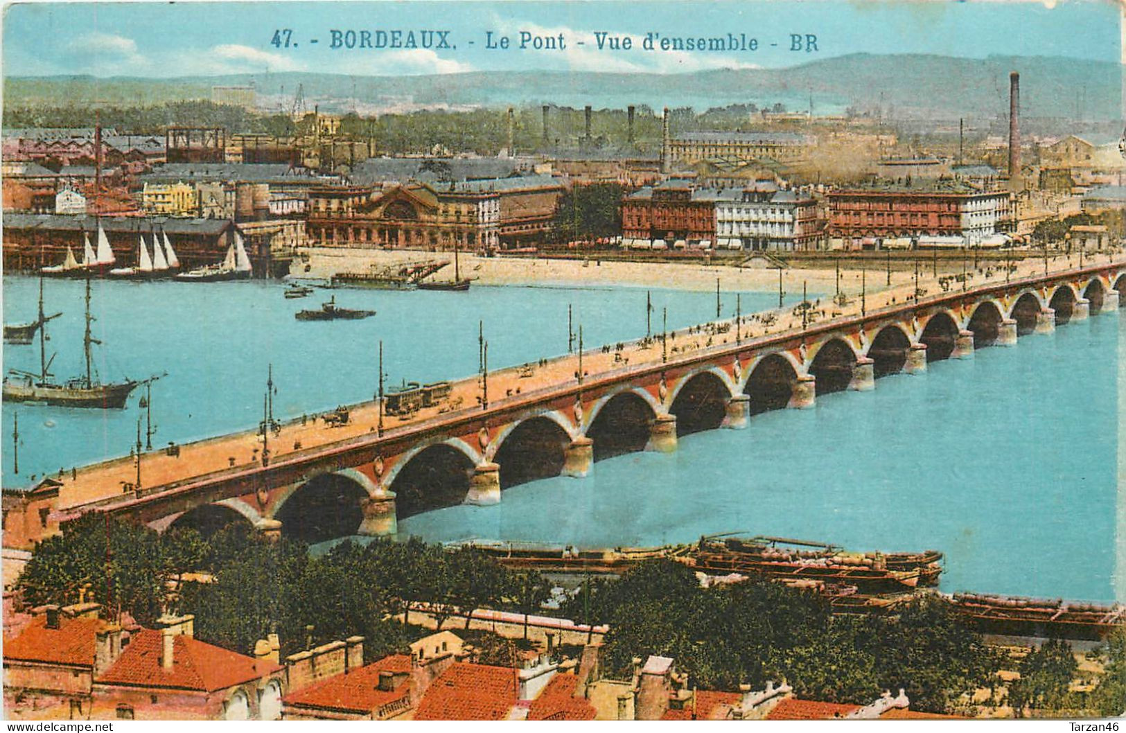 27.04.2024 - B - 47.  BORDEAUX - Le Pont Vue D'ensemble - Bordeaux