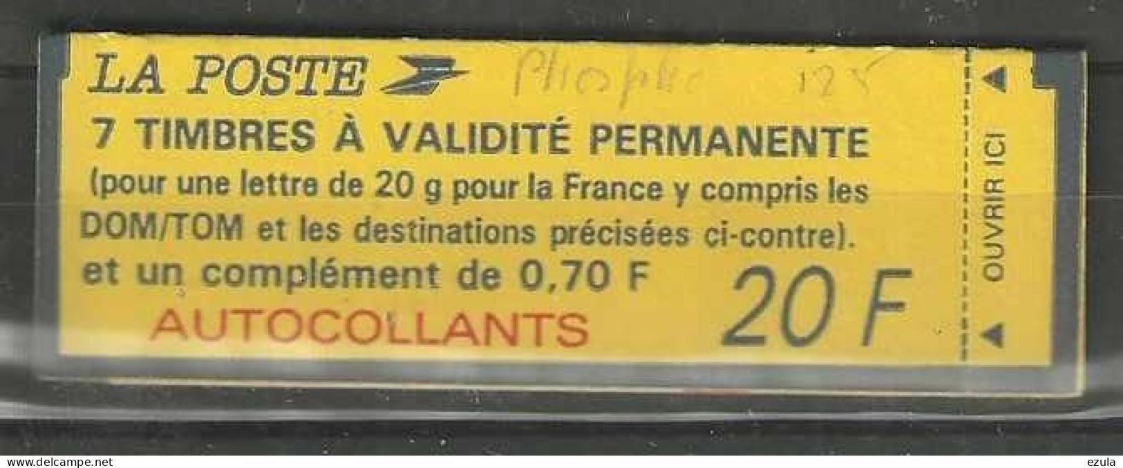 Carnet N° 1505 Avec N° De Série - Phospho Dégradé Verticalement - Modernes : 1959-...