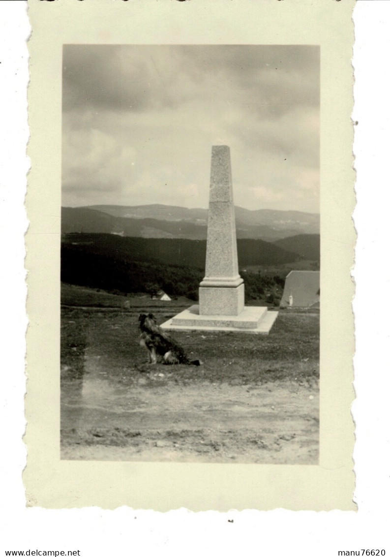 Ref 1 - Photo : Monument Chasseurs Du 129ème R.I , Linge à Hohrodberg , Alsace  - France . - Europa