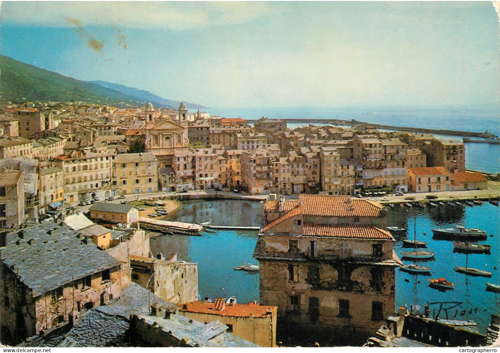 Navigation Sailing Vessels & Boats Themed Postcard Bastia Les Ports - Zeilboten