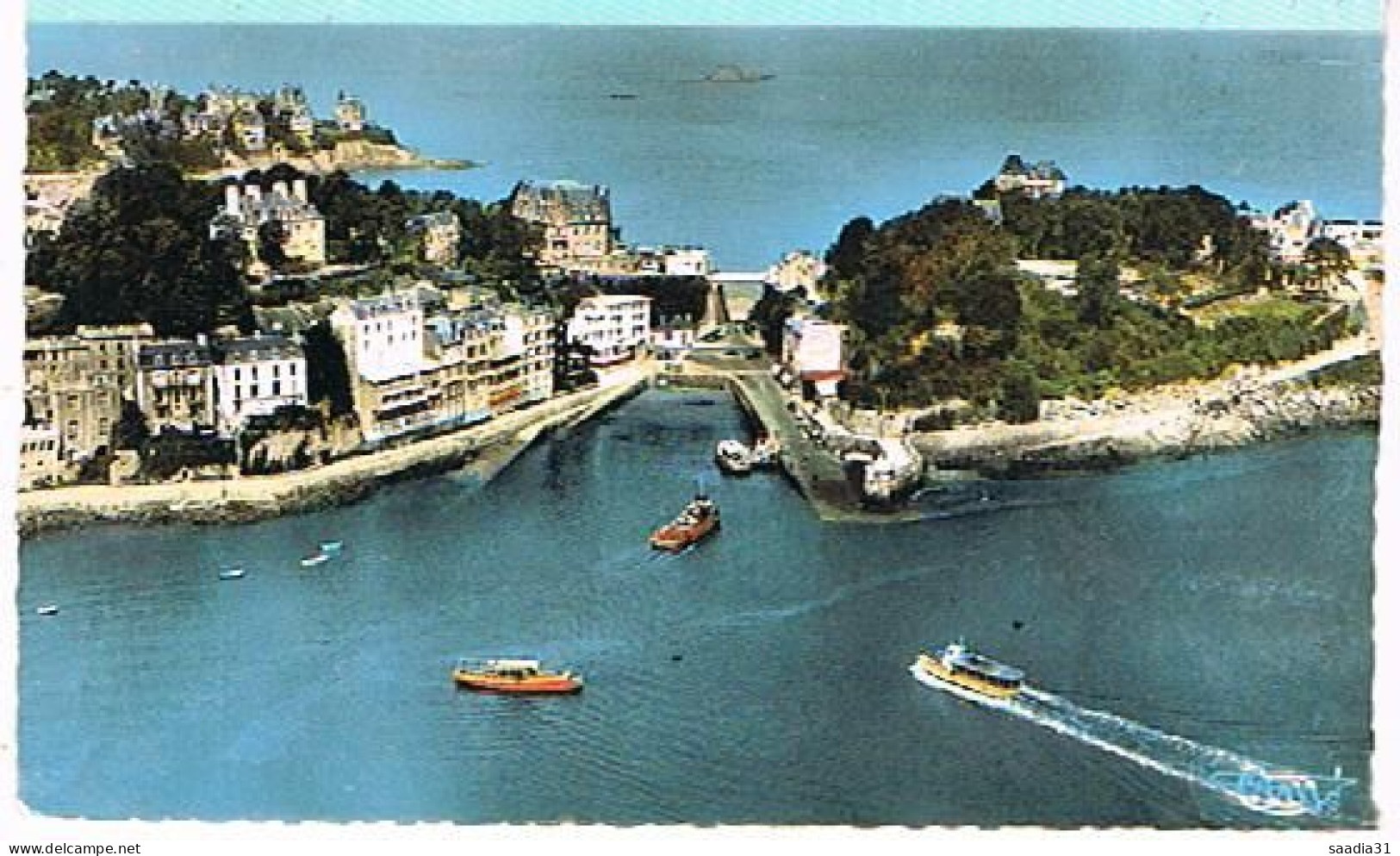 35    DINARD LES VEDETTES LE PONT D EMERAUDE  LA POINTE DU MOULINET  1965  9X14 - Dinard