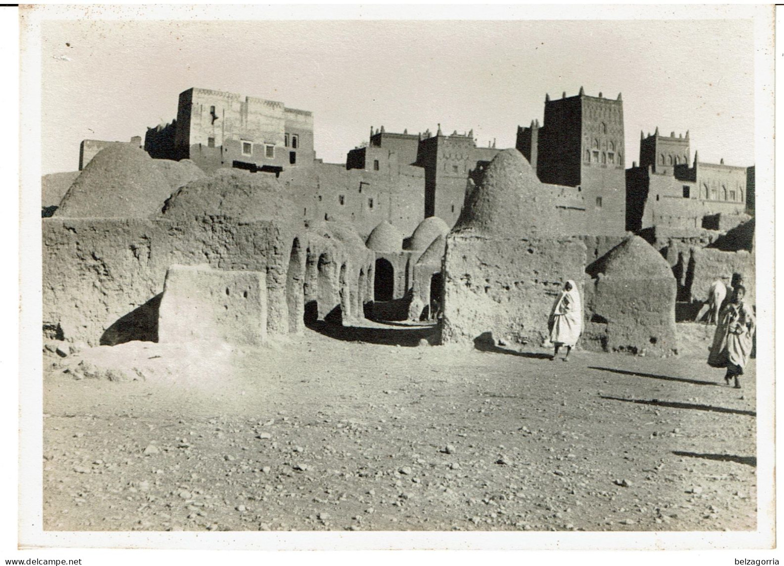 MAROC  KELAAT-M'GOUNA, TINGHIR ?? Région Drâa-Tafilalet - PHOTOGRAPHIE 1910-20 - Lieu Exact à Identifié Cliché TRES RARE - Andere & Zonder Classificatie