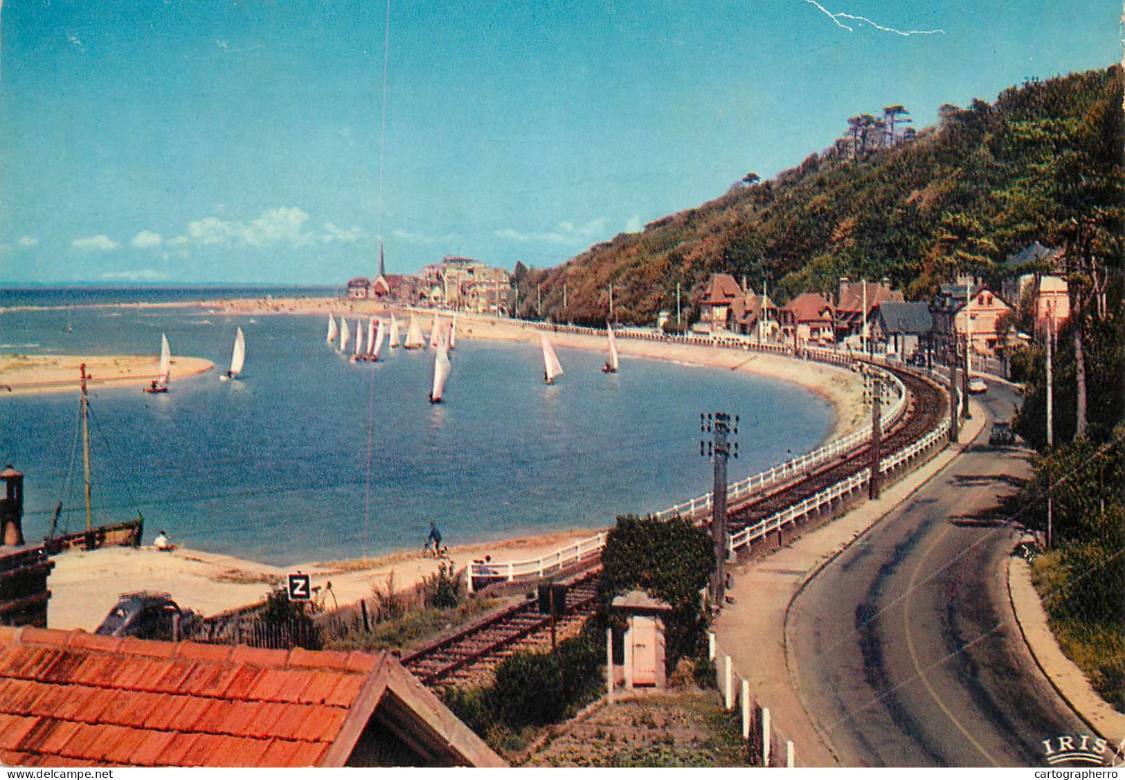 Navigation Sailing Vessels & Boats Themed Postcard Cabourg Petite Cote D'Azur - Sailing Vessels