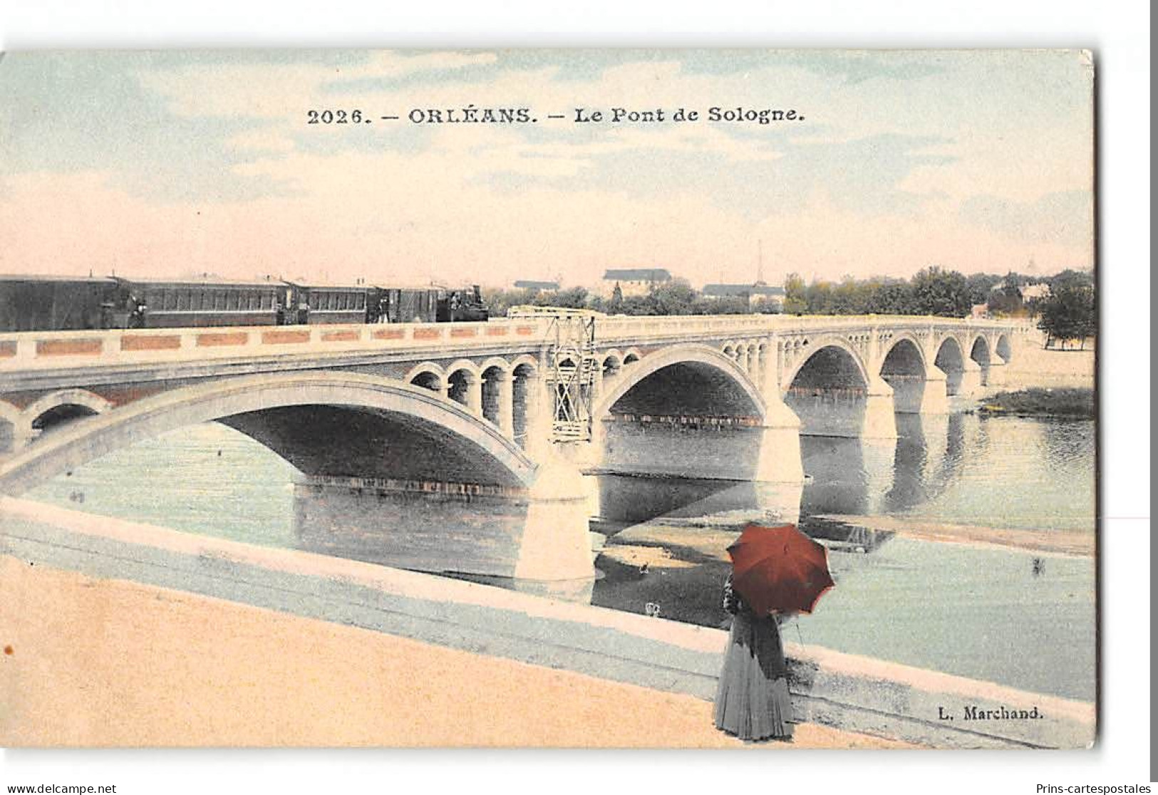 CPA 45 Orleans Le Pont De Sologne Et Le Train Tramway - Orleans