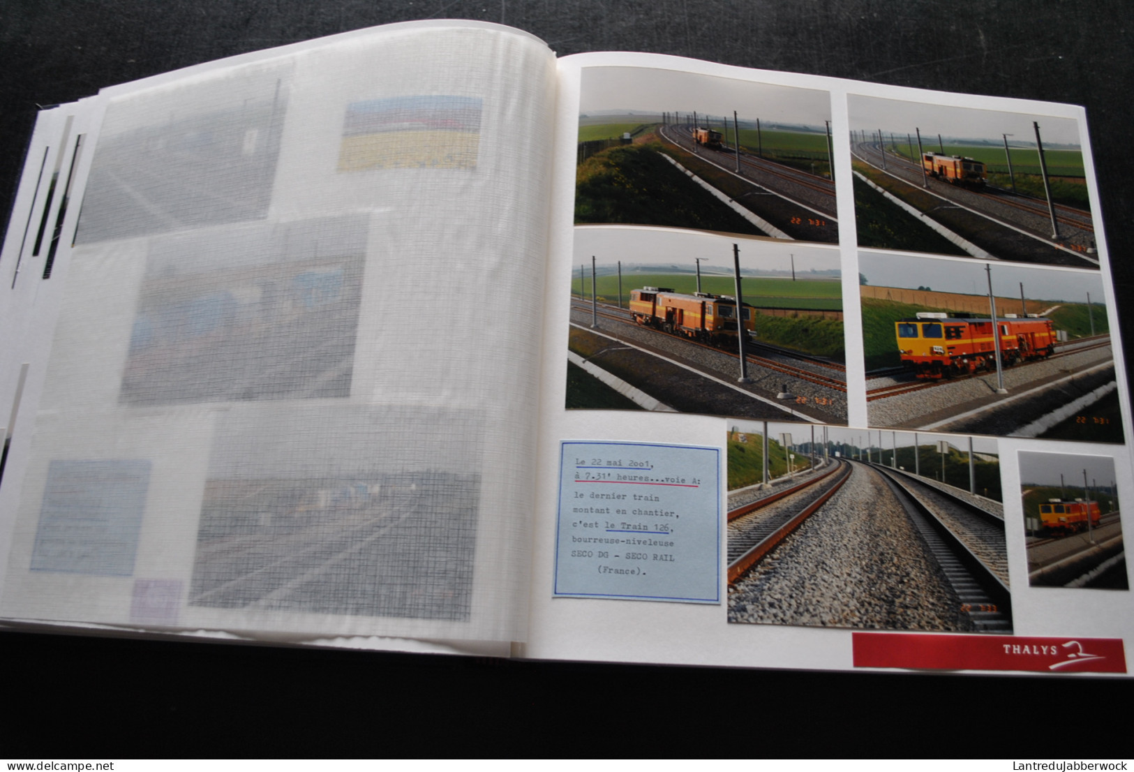 Album Photo 32 TGV Thalys Chantier Leuven Liège Fooz Freloux Heverlee Bierbeek Hoegaarden Lincent Noduwez Corswarem Cras - Eisenbahnen